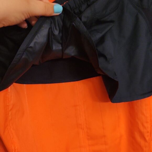 Lululemon Women's "Get Up & Glow" Orange & Black Activewear Jacket Size 6 - Picture 10 of 11